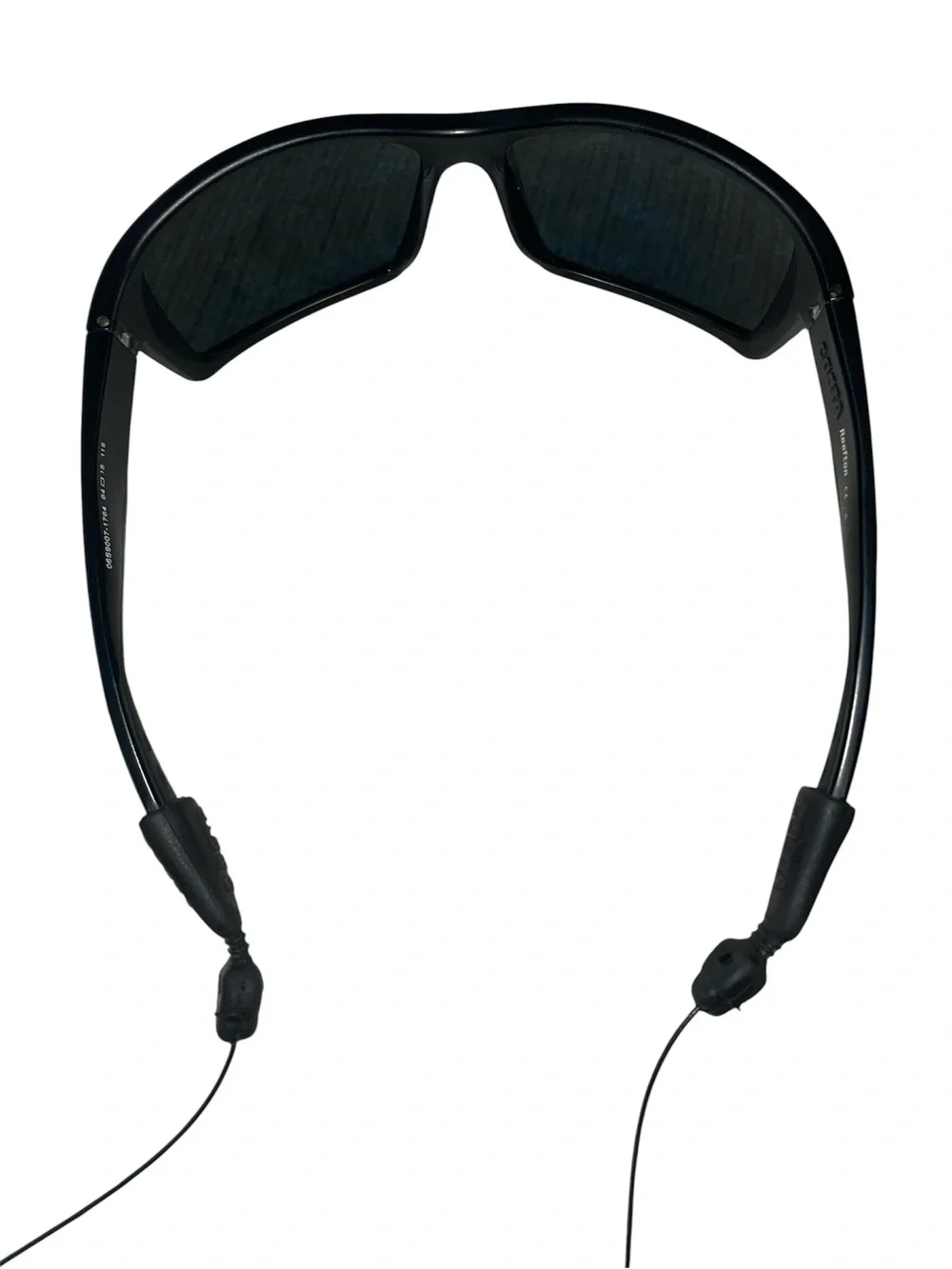 Costa Del Mar Reefton XL Polarized Sunglasses Blue Mirror Lens Black Frame